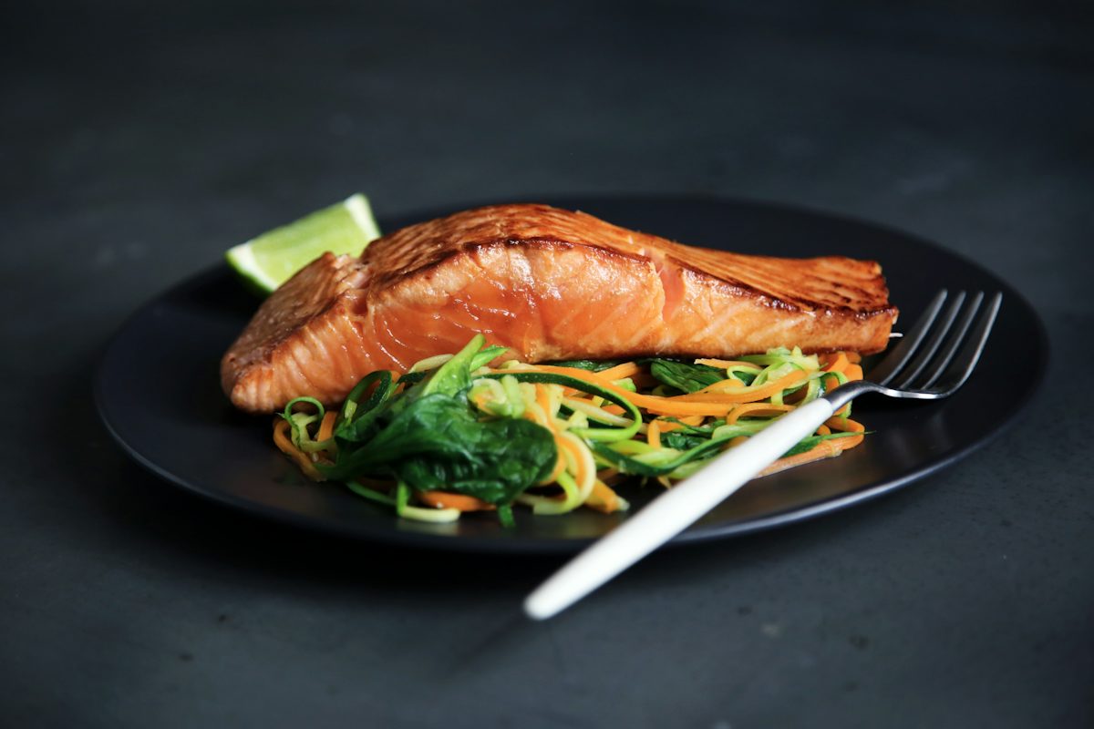 Fish - how eating healthy food help calm anxiety and stress