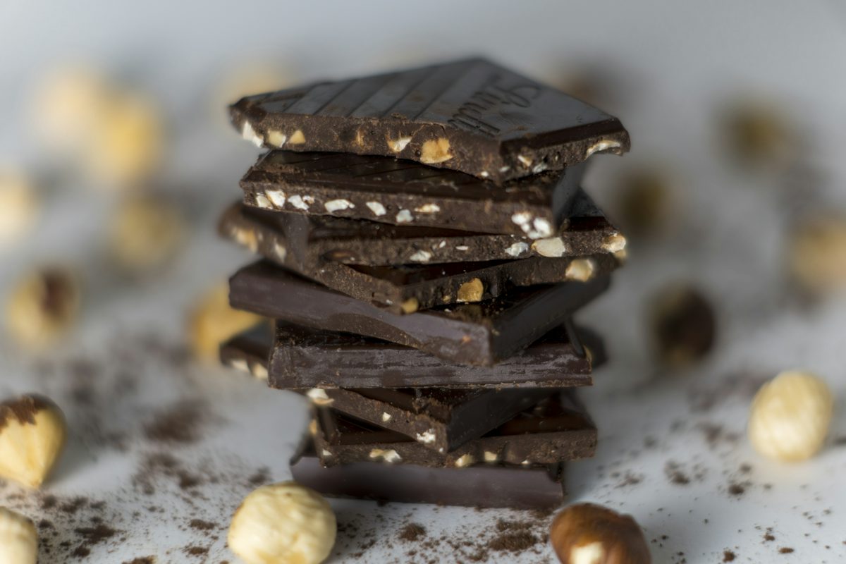 Dark chocolate - how eating healthy food help calm anxiety and stress